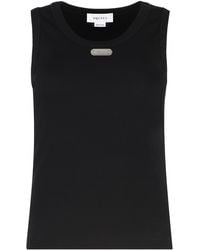 McQ - Tank Top Ribbed Cotton Vests & Tops - Lyst