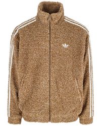 adidas - Firebird Bouclé Jacket - Lyst