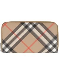 Burberry - Wallet Coated Canvas Polyester & Cardholders - Lyst