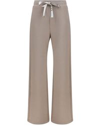 Max Mara - Cotton Casual Pants - Lyst