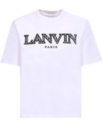 Lanvin Logo-print T-shirt - White