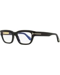 Tom Ford - Block Rectangular Eyeglasses Tf6045-B 001 52Mm Ft6045 Plastic (Acetate) - Lyst
