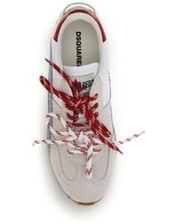 DSquared² - Sneakers Calf Leather-Denim- Trainers - Lyst