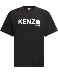 KENZO - T-Shirt With Printed Logo - Lyst
