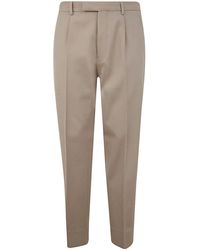 Zegna - Cotton And Wool Pants Clothing - Lyst