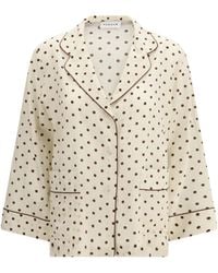 P.A.R.O.S.H. - P.A.R.O..H. Polka-Dot Silk Shirt - Lyst