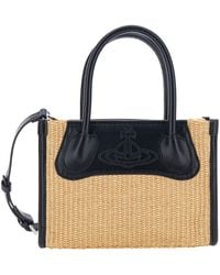 Vivienne Westwood - 'Troy' Small Handbag With Logo Orb Embossed On - Lyst
