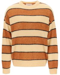 Closed - Striped Wool And Alpaca Sweater - Lyst