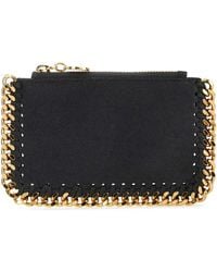 Stella McCartney - Slate Shaggy Deer Falabella Card Holder - Lyst