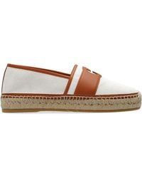 Gucci - Interlocking G Canvas & Leather Espadrille - Lyst