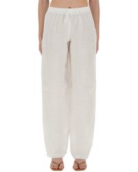 120% Lino - Linen Pants - Lyst