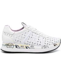 Premiata - Conny Broderie-Anglaise Sneakers - Lyst