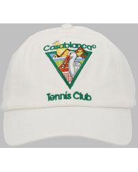 CASABLANCA - Baseball Cap With Patch Cotton Hat - Lyst