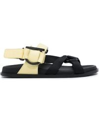 Ferragamo - Ferragamo Gancini Touch-Strap Sandals - Lyst