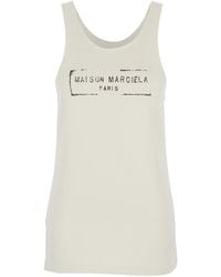 Maison Margiela - Viscose Cotton Tops - Lyst