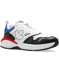 DSquared² - Dash Logo Lace-Up Sneakers - Lyst