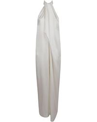 Stella McCartney - Envers Satin Halterneck Jumpsuit - Lyst