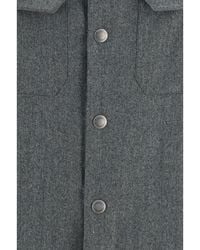 Brunello Cucinelli - Virgin Wool Shirt - Lyst