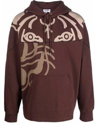 KENZO - Tiger-print Pullover Hoodie Sweatshirt - Lyst