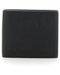 Gucci - Bi-Fold Wallet With Logo Calf - Lyst