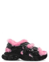 Balenciaga - Contrast-Strap Sandals - Lyst