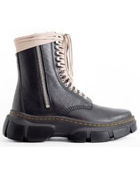 Rick Owens X Dr. Martens - Chunky Sole Lace-up Boots - Lyst