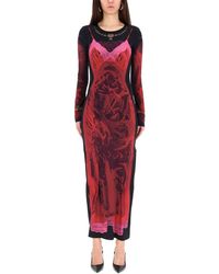 Marine Serre - Wet Nuisette Midi Dress - Lyst