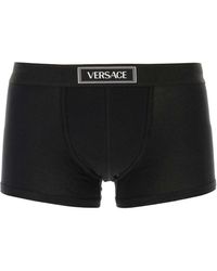 Versace - Stretch Cotton Boxer - Lyst