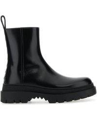Bottega Veneta - Leather Highway Ankle Boots - Lyst