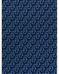 Ferragamo - Printed Silk Tie - Lyst