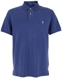 Polo Ralph Lauren - "Custom Slim Fit" Polo Shirt With Pony Detail On The Front - Lyst