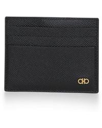 Ferragamo - Leather Gancini Credit Card Holder - Lyst