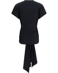 TOTEME - Jersey T-Shirt Draped Waist Lyocell - Lyst