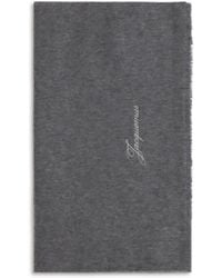 Jacquemus - Tailleur Wool Scarf Merino Ovis Aries Scarfs - Lyst