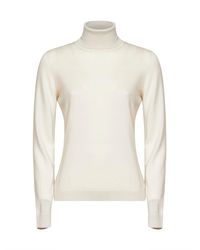 Blanca Vita - Turtleneck Sweater Virgin Wool - Lyst