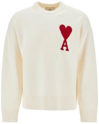 Ami Paris - Ami De Cœur Sweater - Lyst