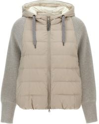 Brunello Cucinelli - Nylon Down Jacket - Lyst