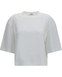 Brunello Cucinelli - Oversized Short-Sleeve T-Shirt Cotton T-Shirts - Lyst