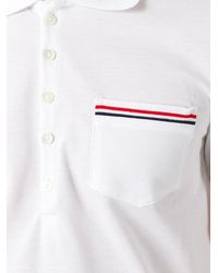 Thom Browne - Patch Pocket Polo Shirt - Lyst