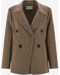 Tory Burch - Wool Blend Coat - Lyst