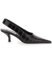 TOTEME - Slingback Pumps With Kitten Heel - Lyst