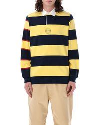 Pop Trading Co. - Pop Striped Logo Rugby Polo - Lyst