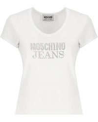 Moschino - Jeans Logo-Embellished Crewneck T-Shirt - Lyst