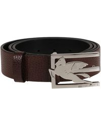 Etro Embellished Belt in Black for Men | Lyst