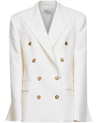 GIUSEPPE DI MORABITO - Virgin Wool Double-Breasted Blazer - Lyst