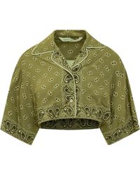 Palm Angels - Shirt With Paisley Pattern - Lyst