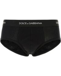 Dolce & Gabbana - Black Cotton Brief - Lyst
