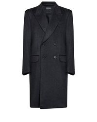 ZEGNA - Oasi Cashmere Beaver Double-Breasted Coat - Lyst