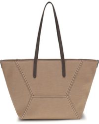 Brunello Cucinelli - Canvas Shoulder Bag - Lyst