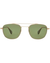 Garrett Leight - Clubhouse Ii Sun-Spotted Shell Sunglasses - Lyst